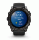 fenix 8 – 51 mm, AMOLED - Sapphire, Carbon grey DLC with Black/pebble grey silicone band - 010-02905-21 - Garmin